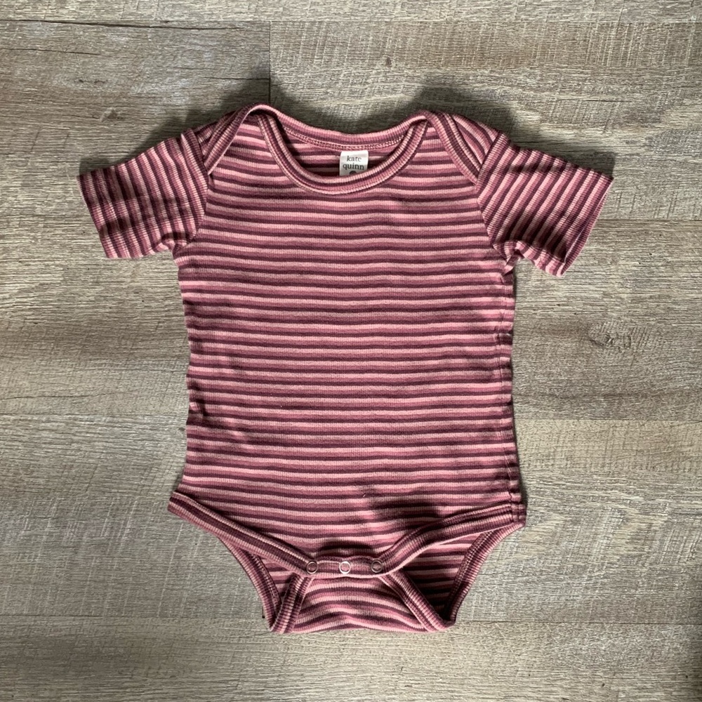 Kate Quinn Organic Cotton Striped Bodysuit Unisex